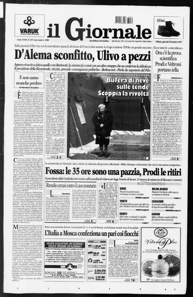 Il giornale : quotidiano del mattino